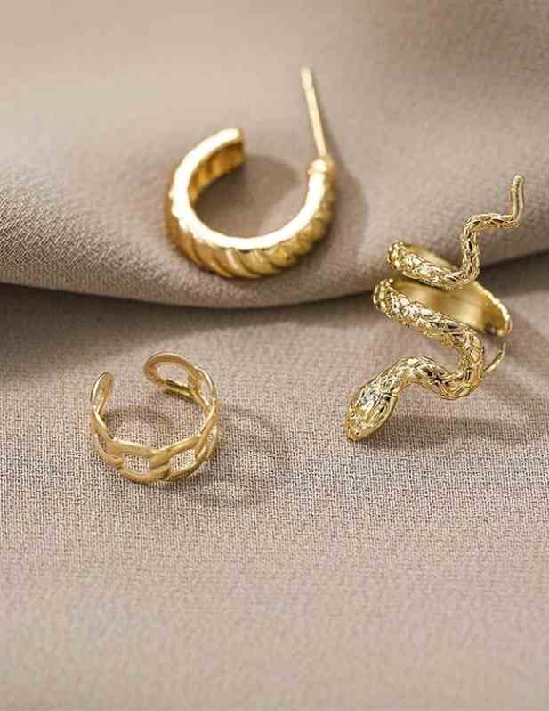 Fancy Snake Earrings Wrap Around Ear Buy now