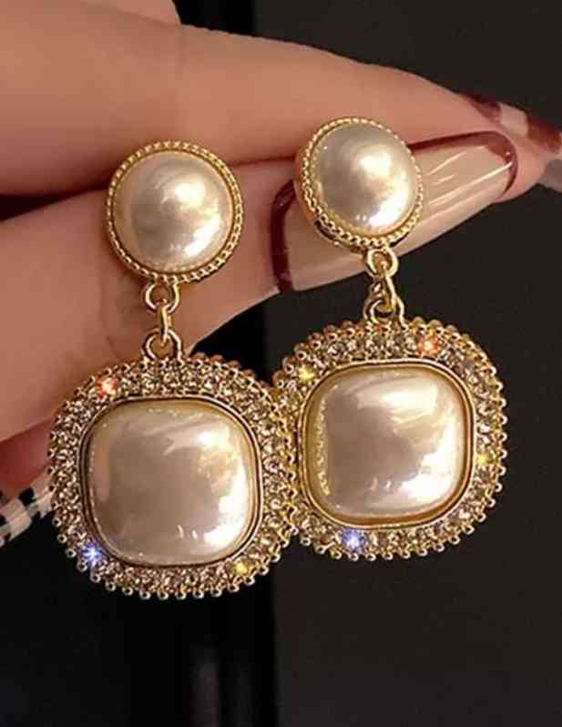 Rhinestone Drop Earrings For Girls And Women shop now