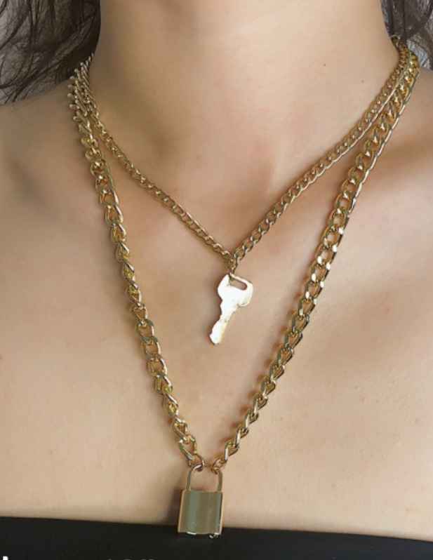 Lock And Key Pendant