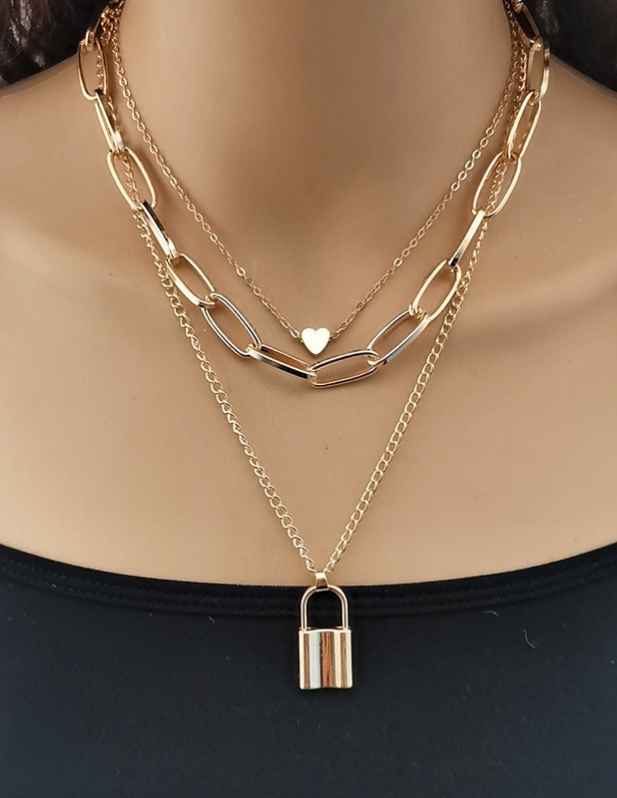 Lock Pendant Necklace