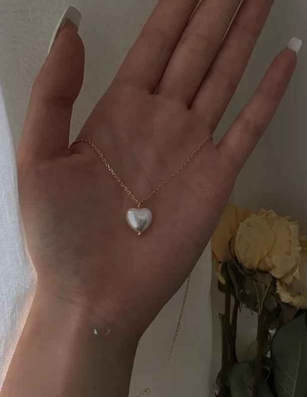 Shop Pearl Heart Pendant